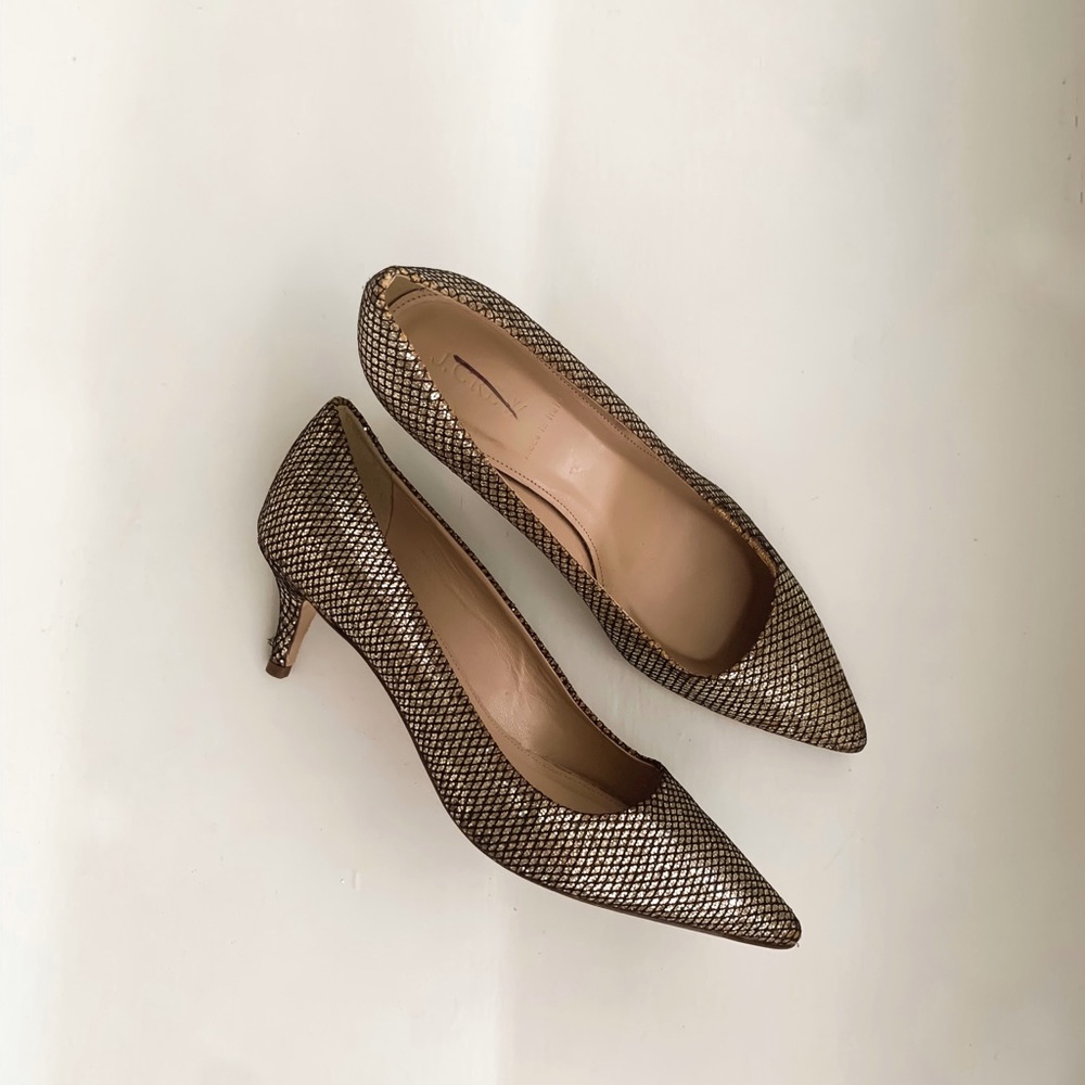 Jcrew Mermaid Glitter Kitten Heels Holiday Party Gem